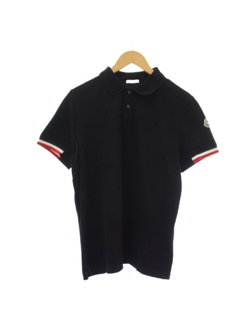 Moncler SS Polo Shirt Short Sleeve Black M
